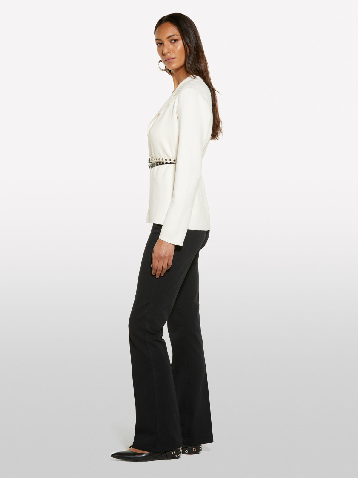 Calças flare fit preto - ucb_image_F