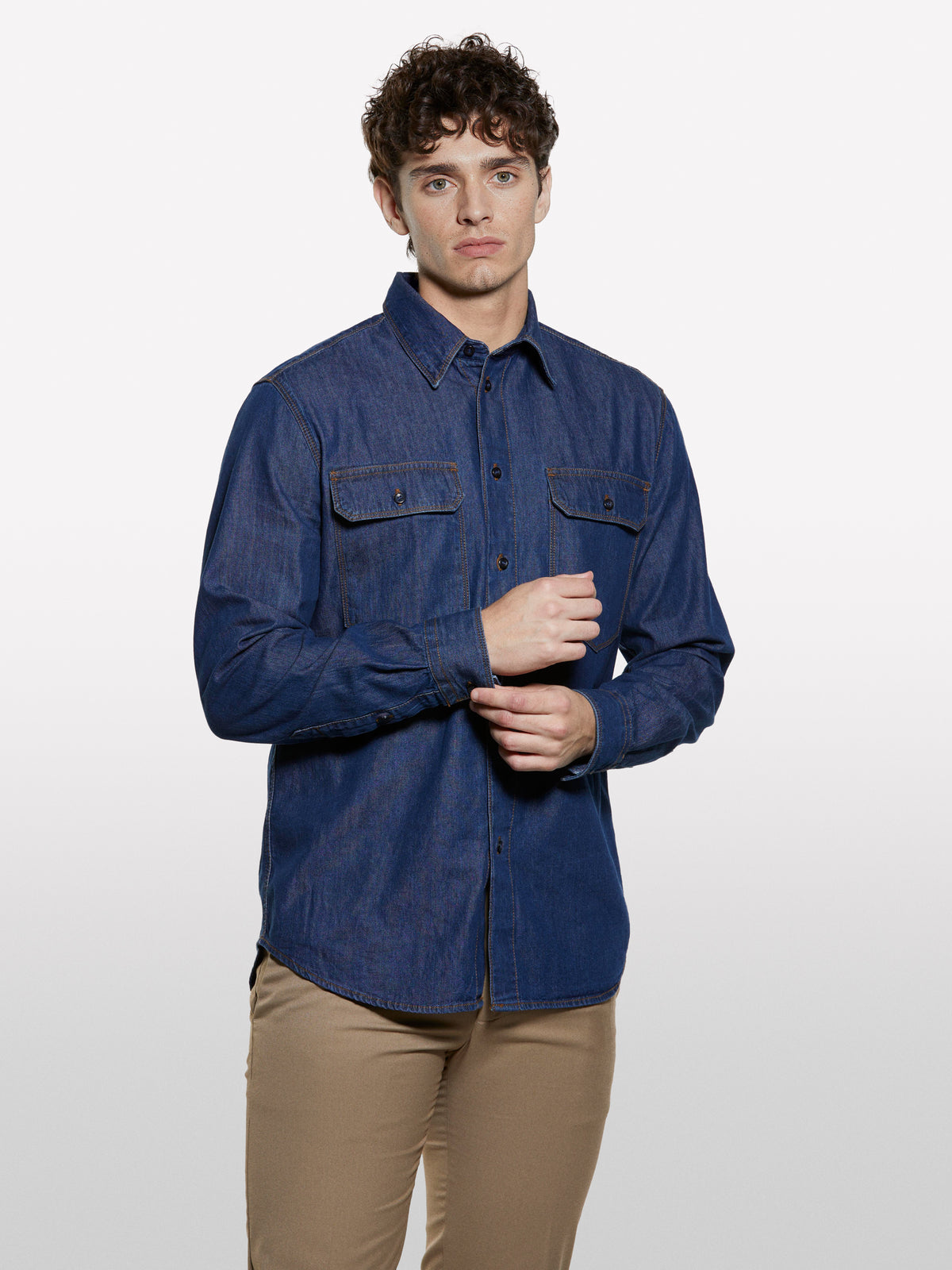 Camisa de jeans regular fit - ucb_image_FY