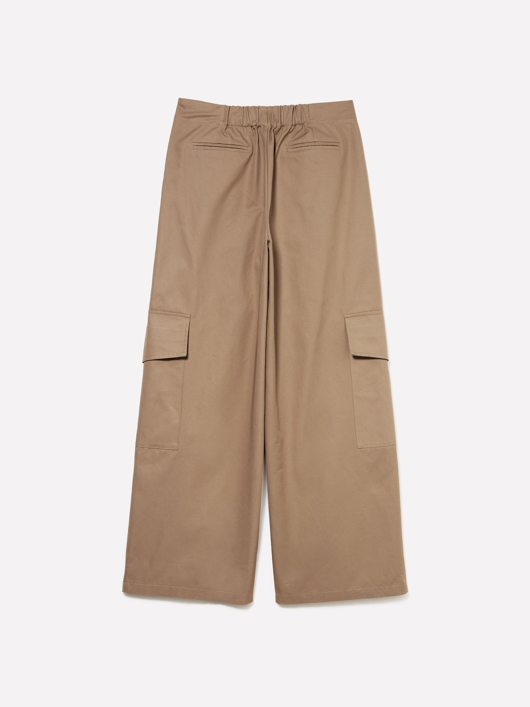 Calças cargo bege com pregas - ucb_image_BS