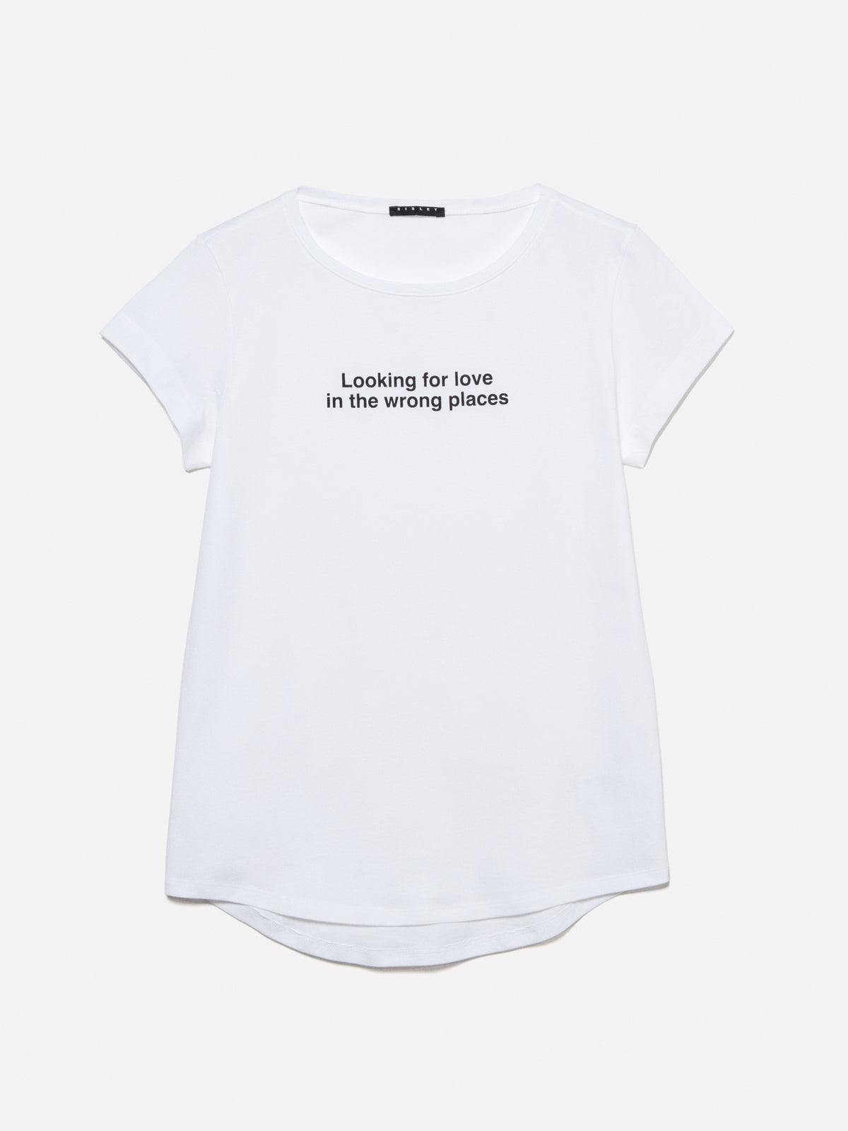T-shirt branca com estampa lettering - ucb_image_FS