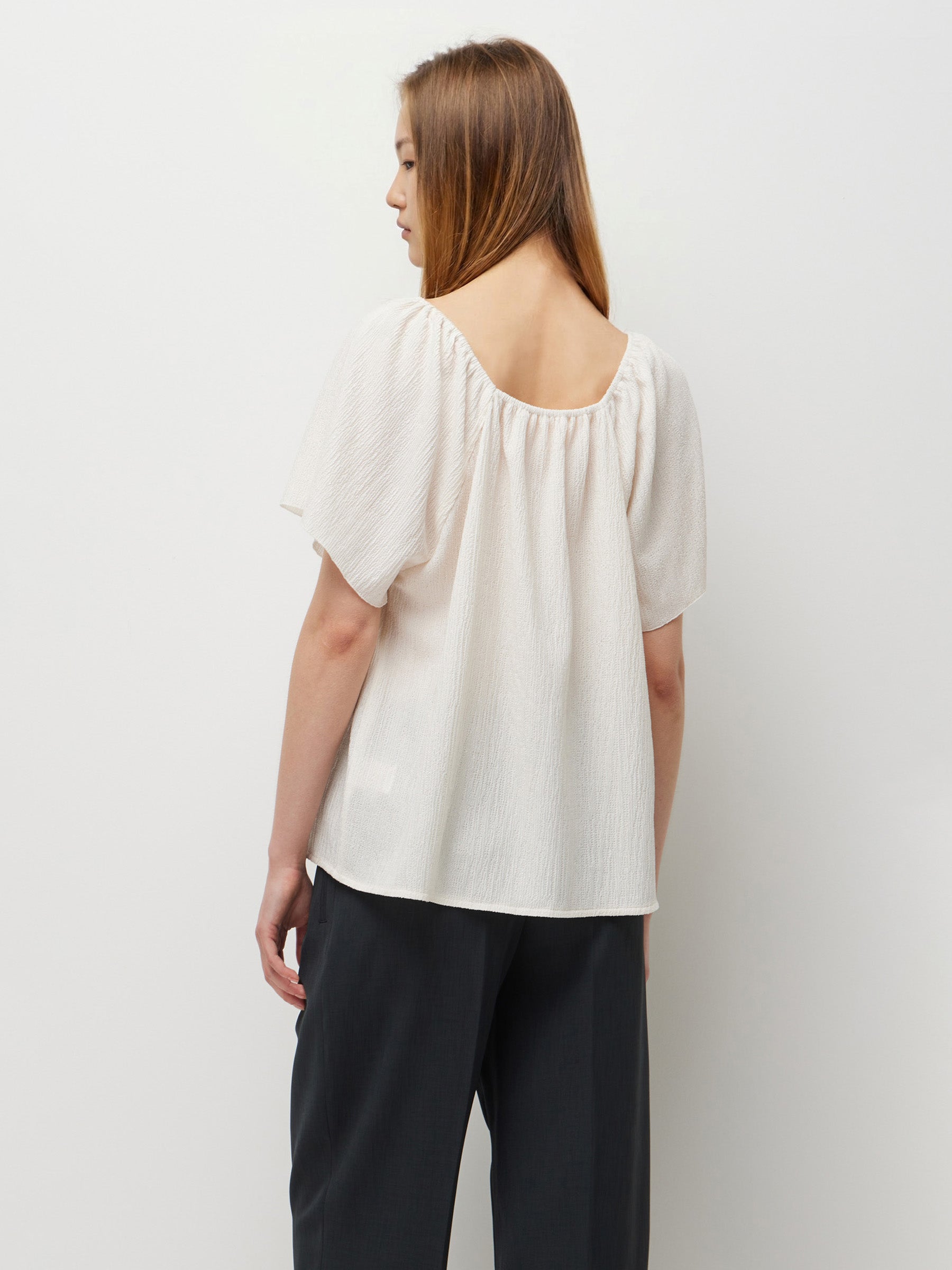 Blusa franzida com botões - ucb_image_B