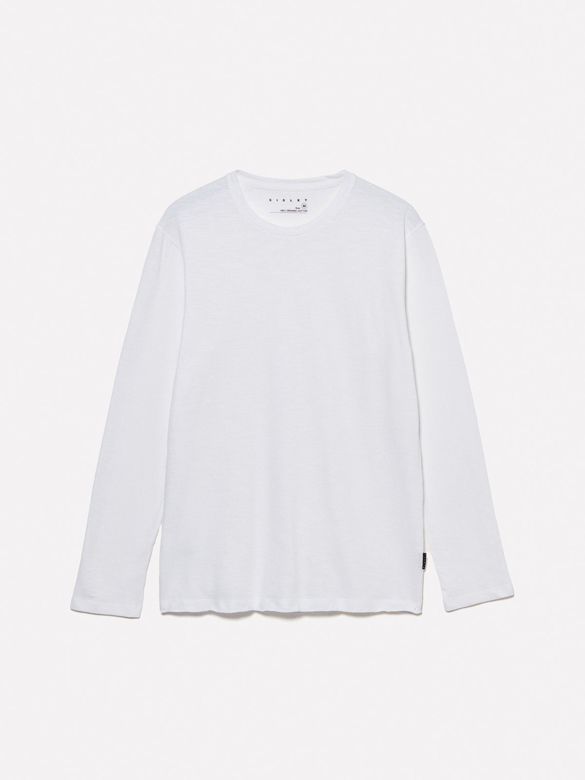 T-shirt de manga comprida slim fit branca - ucb_image_FS