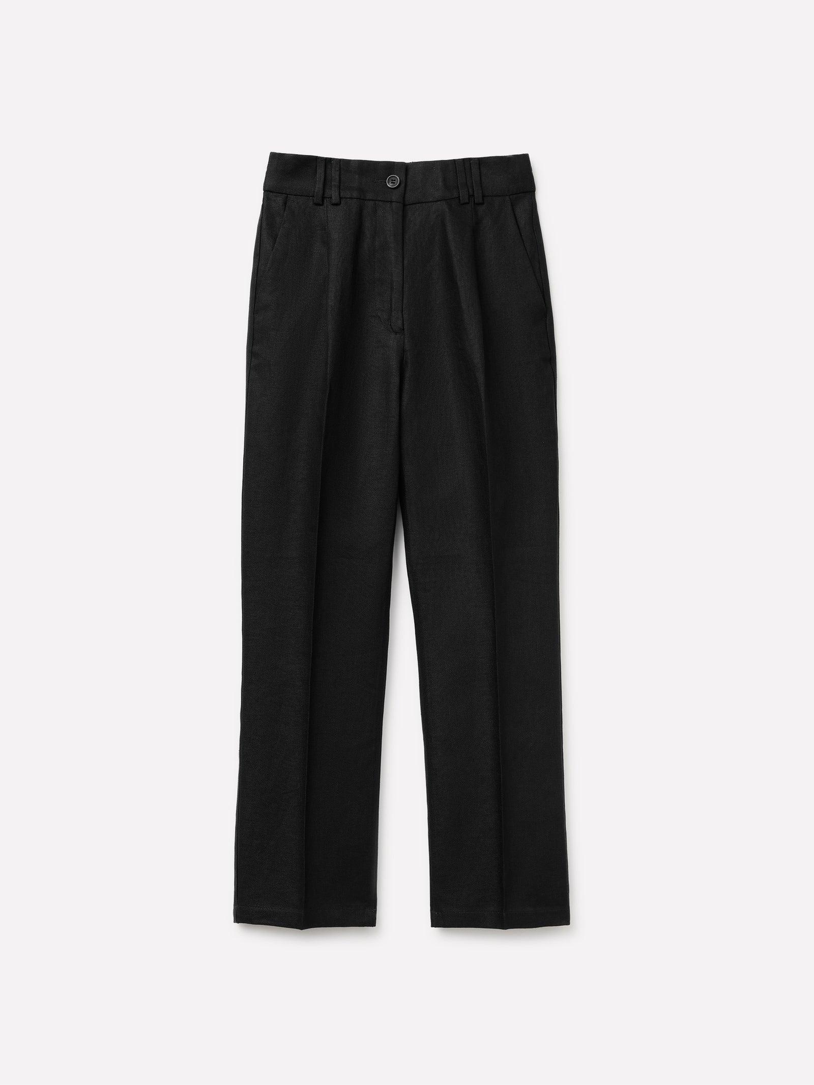 Regular fit trousers 100% linen - ucb_image_FS