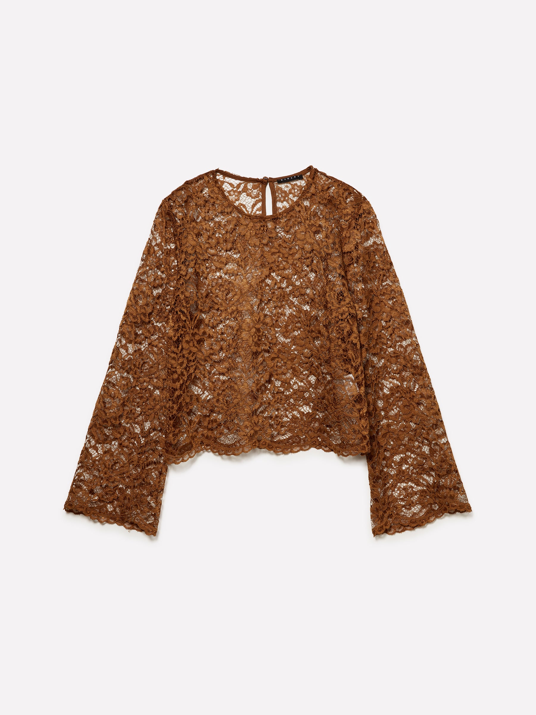 Blusa em renda castanho claro - ucb_image_FS