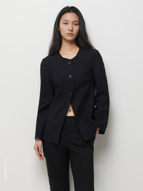 Blazer de gola redonda - ucb_image_F