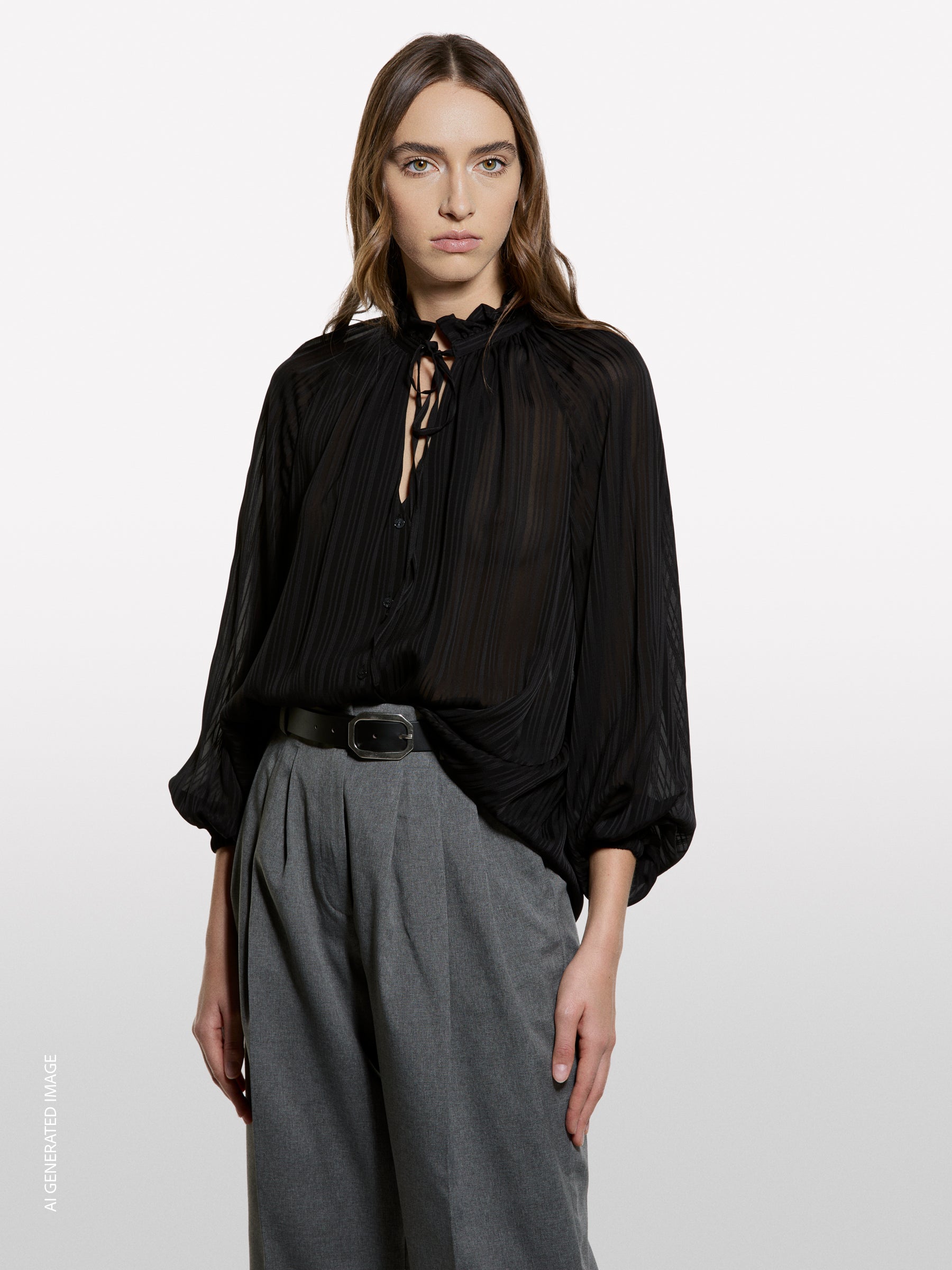 Blusa em jacquard riscado - ucb_image_FY