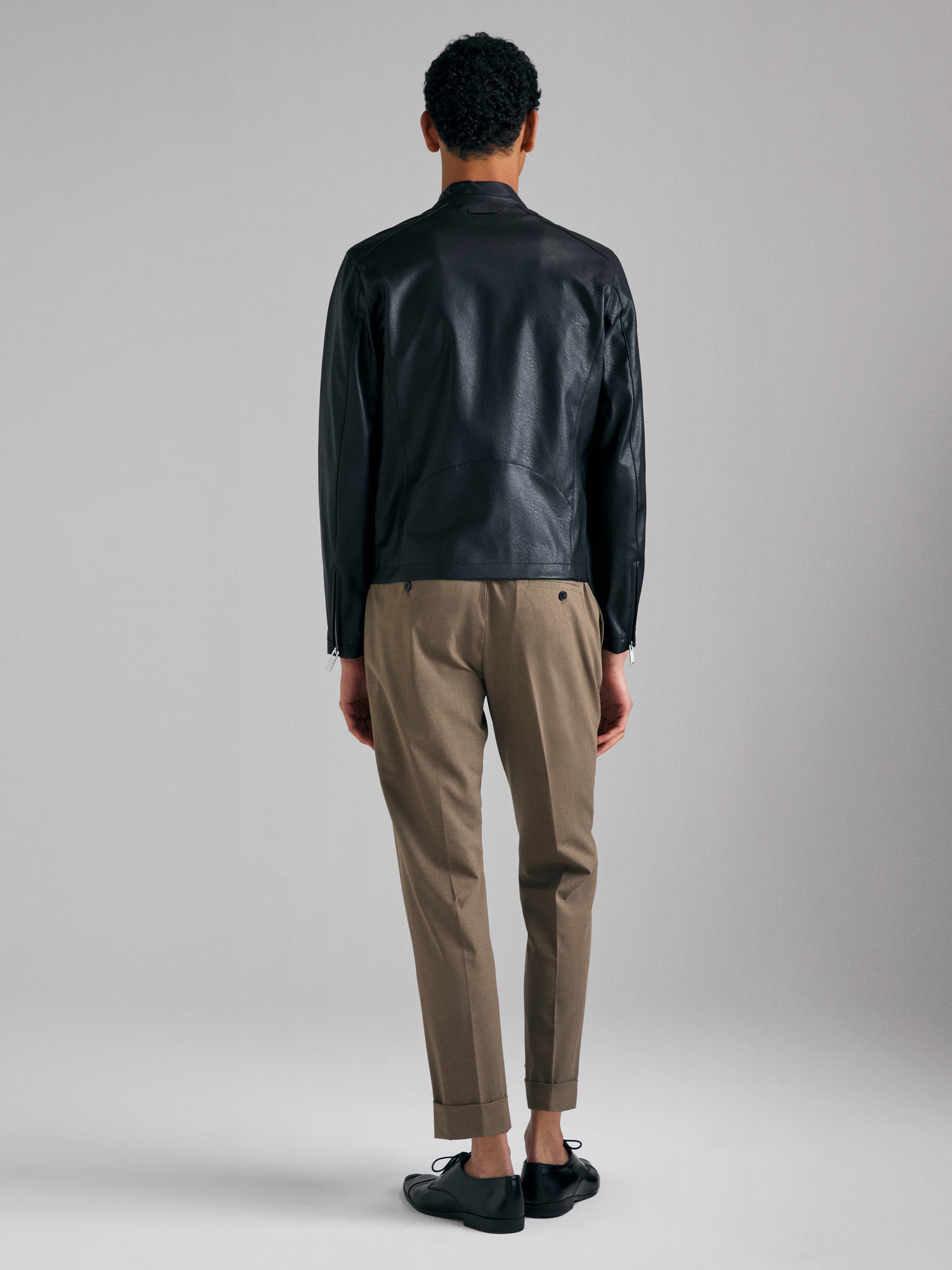 Blusão biker preto slim fit - ucb_image_B
