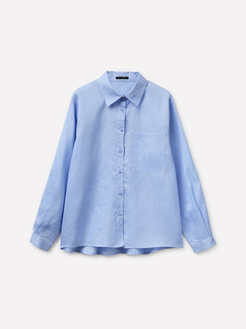 Camisa regular fit em linho puro - ucb_image_FS