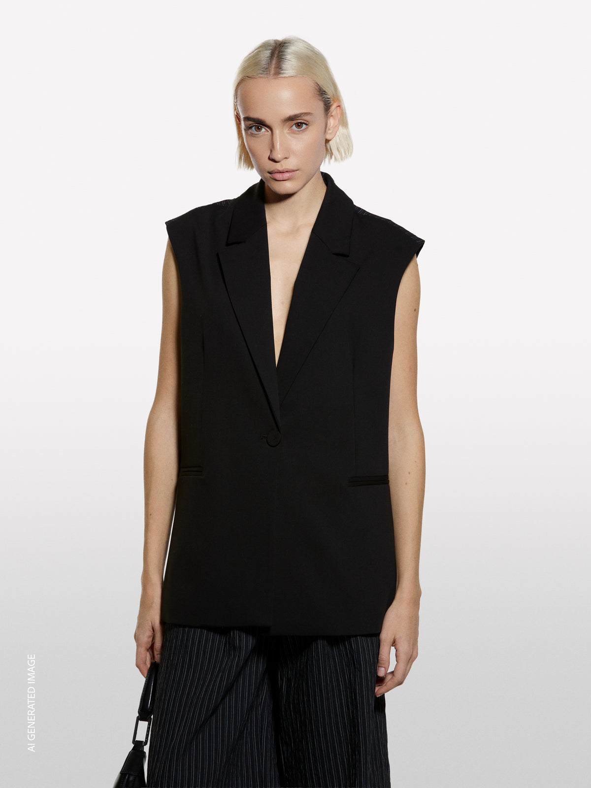 Colete preto com contraste riscado - ucb_image_FY