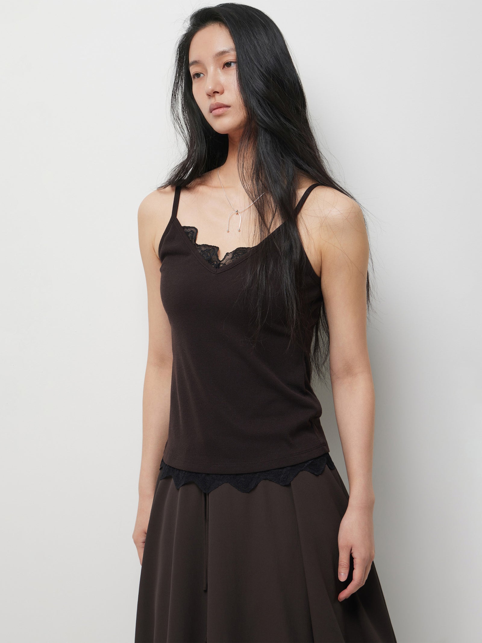 Top with lace