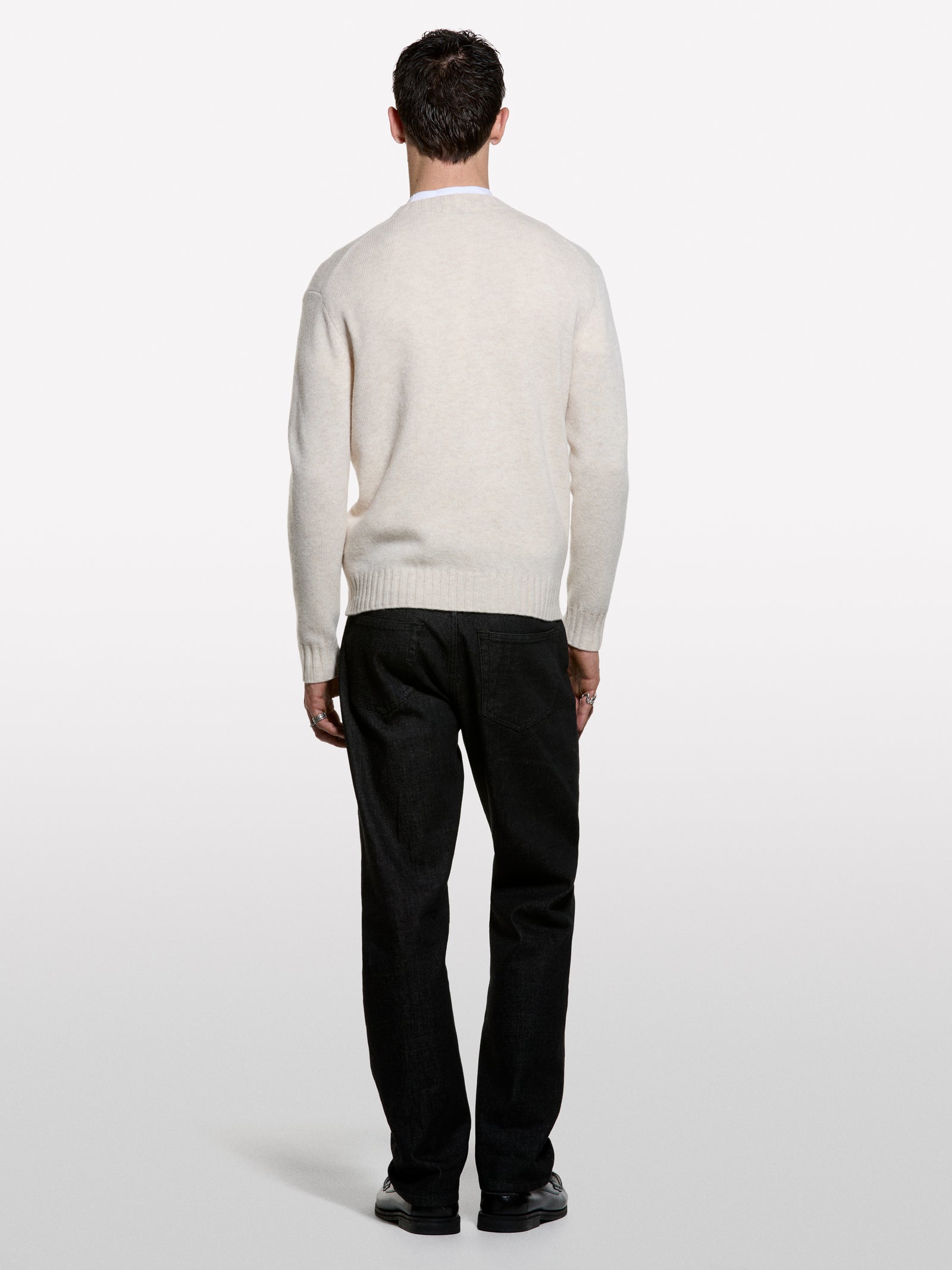 Maglia girocollo in misto lana - ucb_image_B