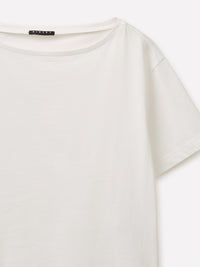 T-shirt cropped com decote à barco - ucb_image_DS1