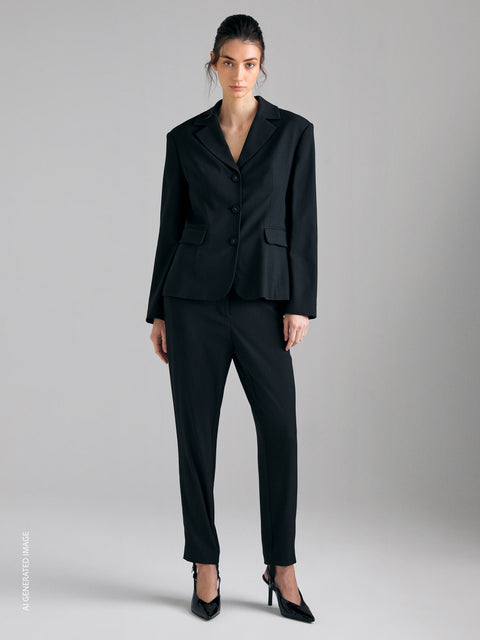 Blazer slim fit mélange - ucb_image_F