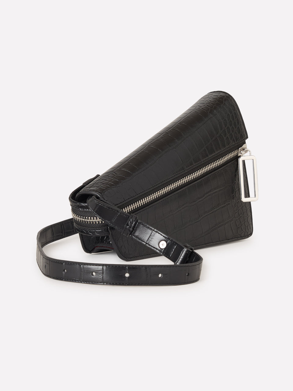 Bolsa assimétrica estampa de crocodilo - ucb_image_FS