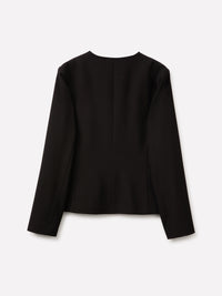 Blazer de gola redonda slim fit - ucb_image_BS