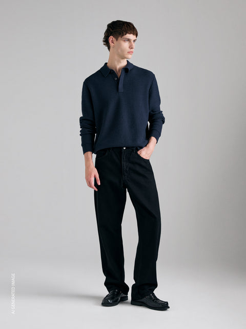 Polo de malha regular fit - ucb_image_F