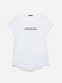 T-shirt branca com estampa lettering - ucb_image_FS