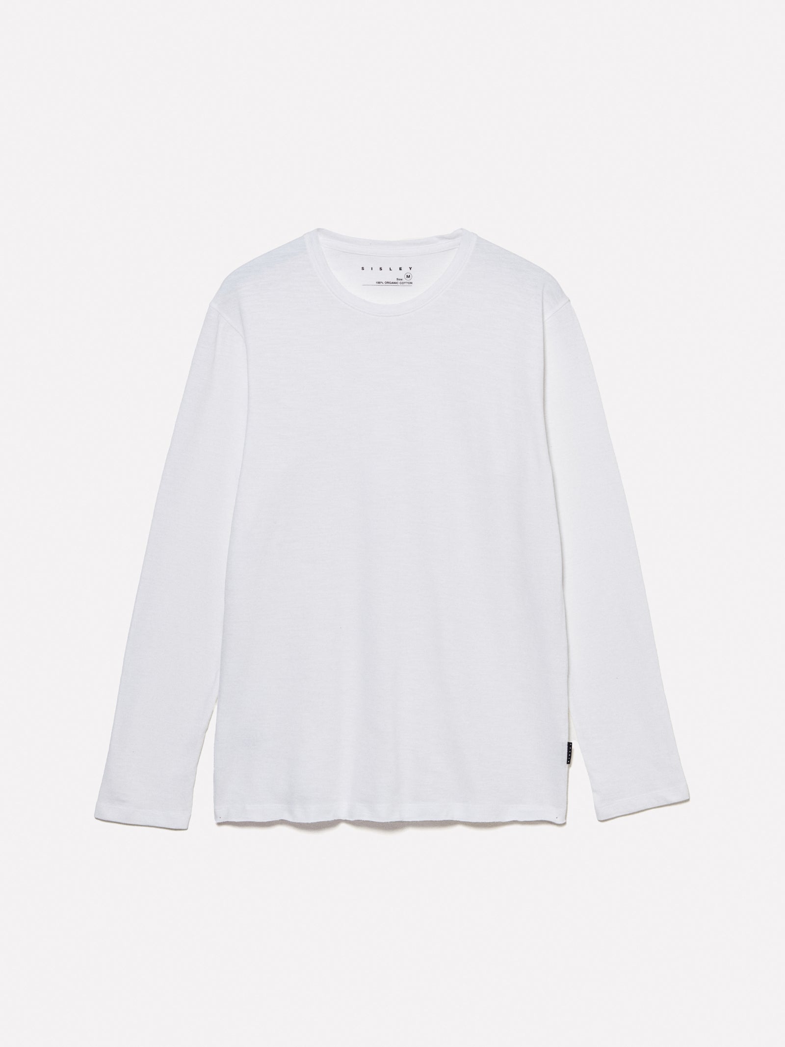 T-shirt de manga comprida slim fit branca - ucb_image_FS