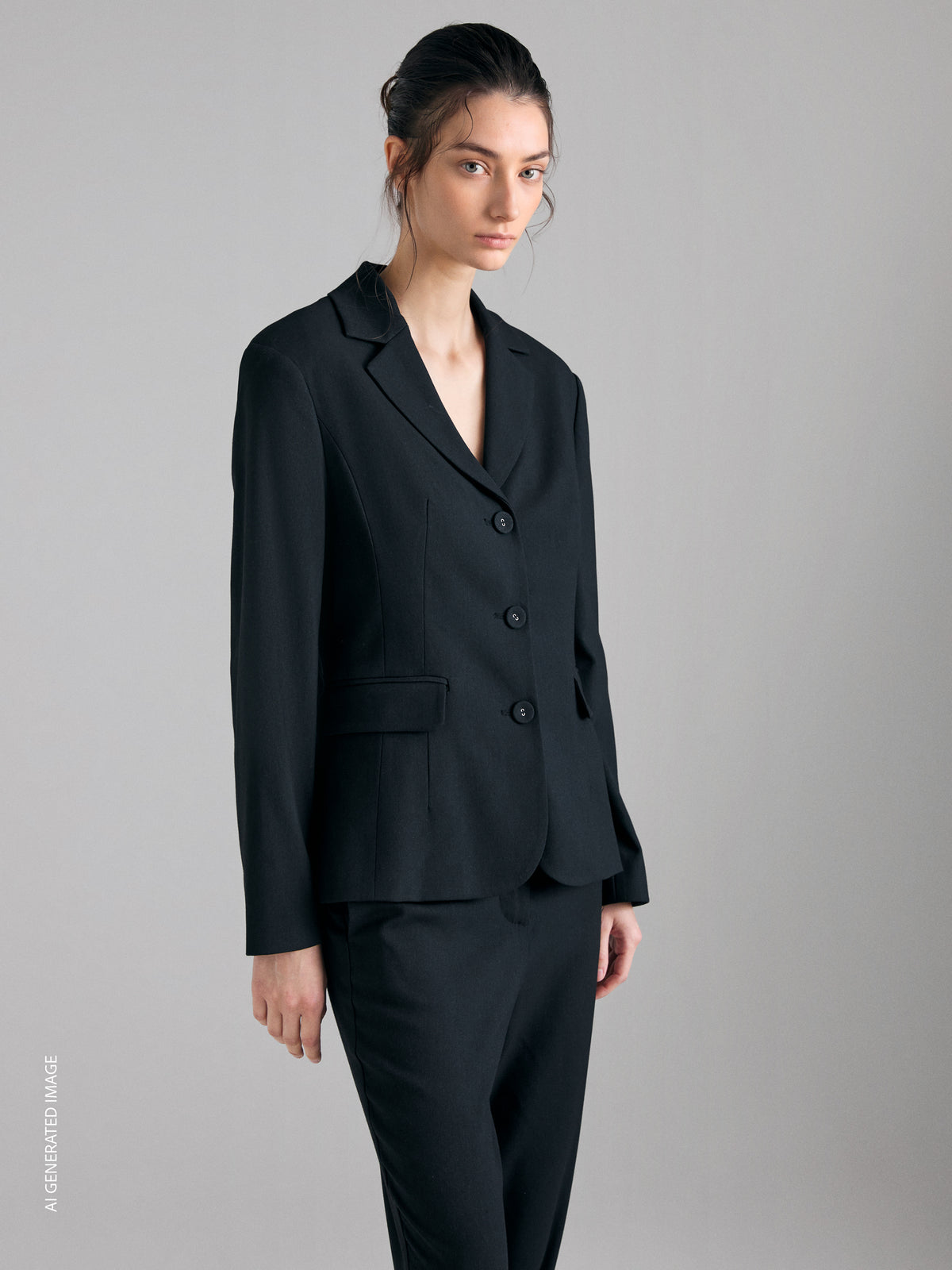 Blazer slim fit mélange - ucb_image_FY