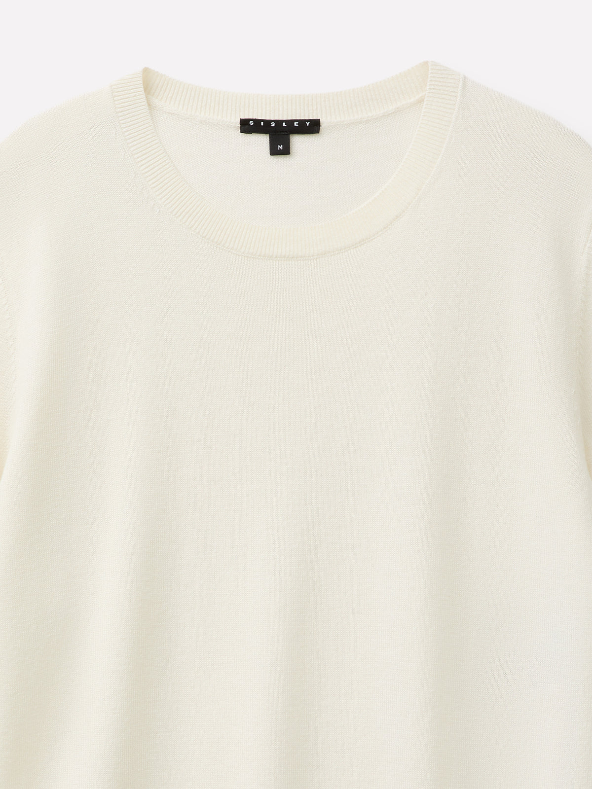 Camisola de manga curta em mistura de viscose e lã - ucb_image_DS1