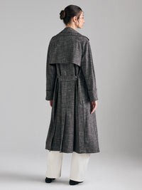 Trench coat relaxed fit com cinto - ucb_image_B