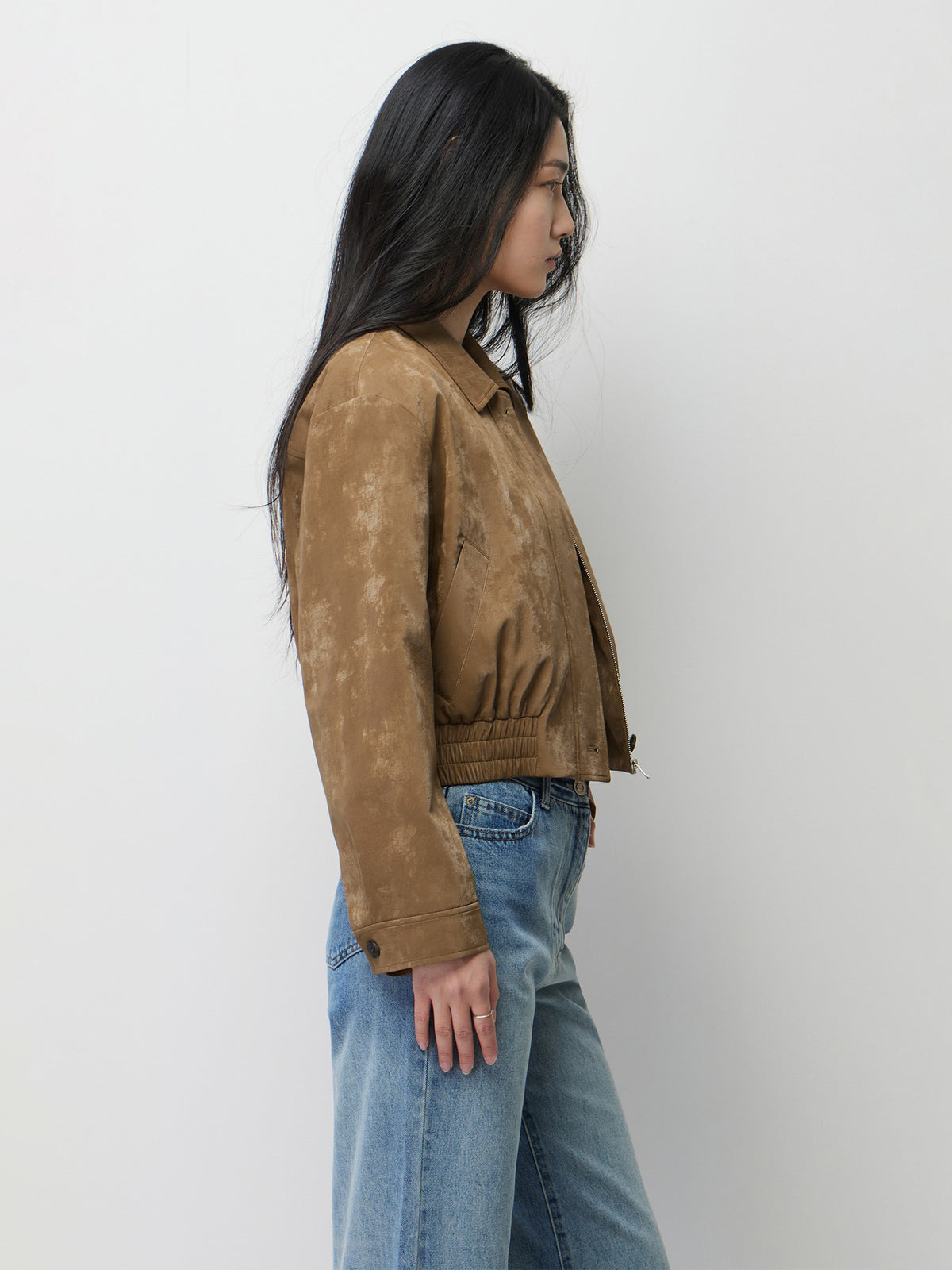 Casaco em tecido efeito pele  - ucb_image_F