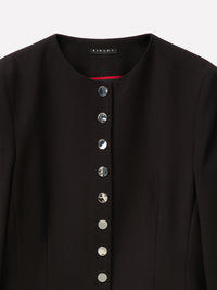 Blazer de gola redonda slim fit - ucb_image_DS1