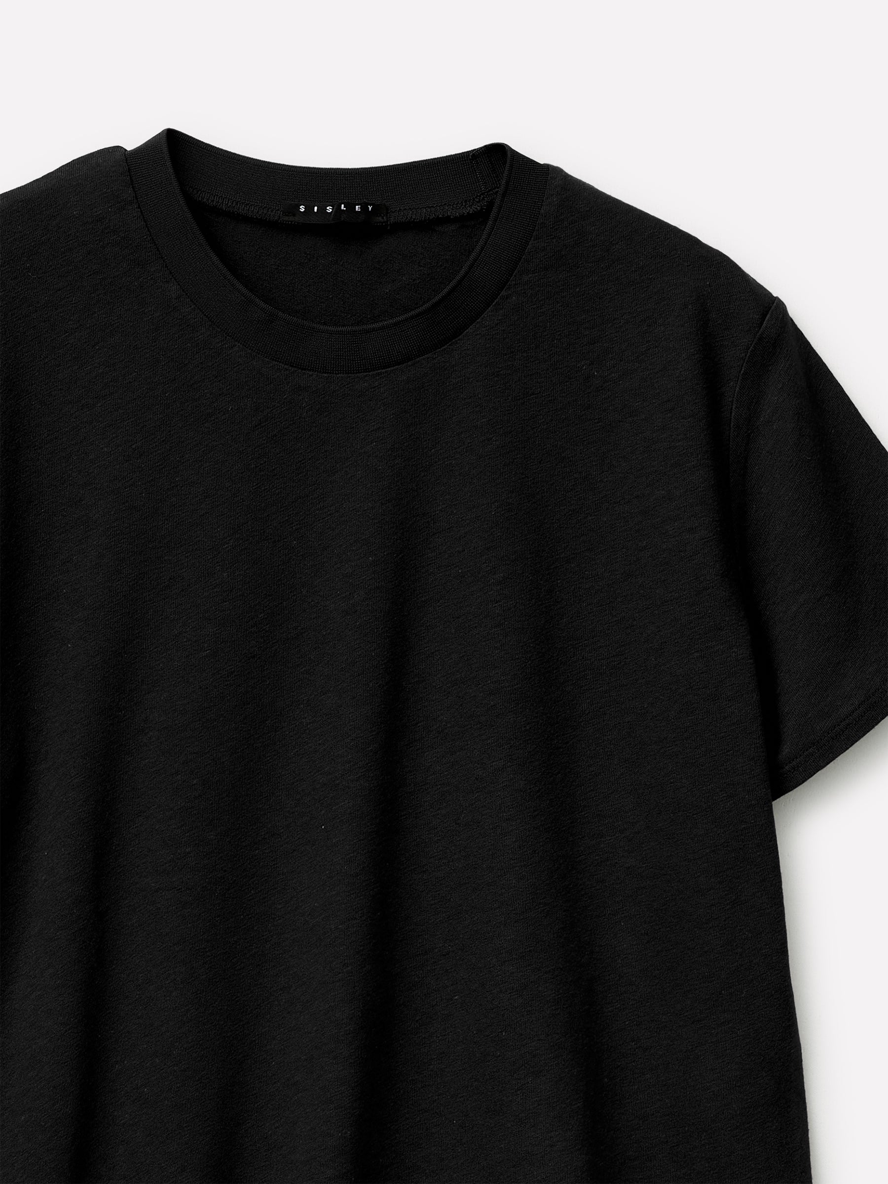 T-shirt em mistura de linho - ucb_image_DS1