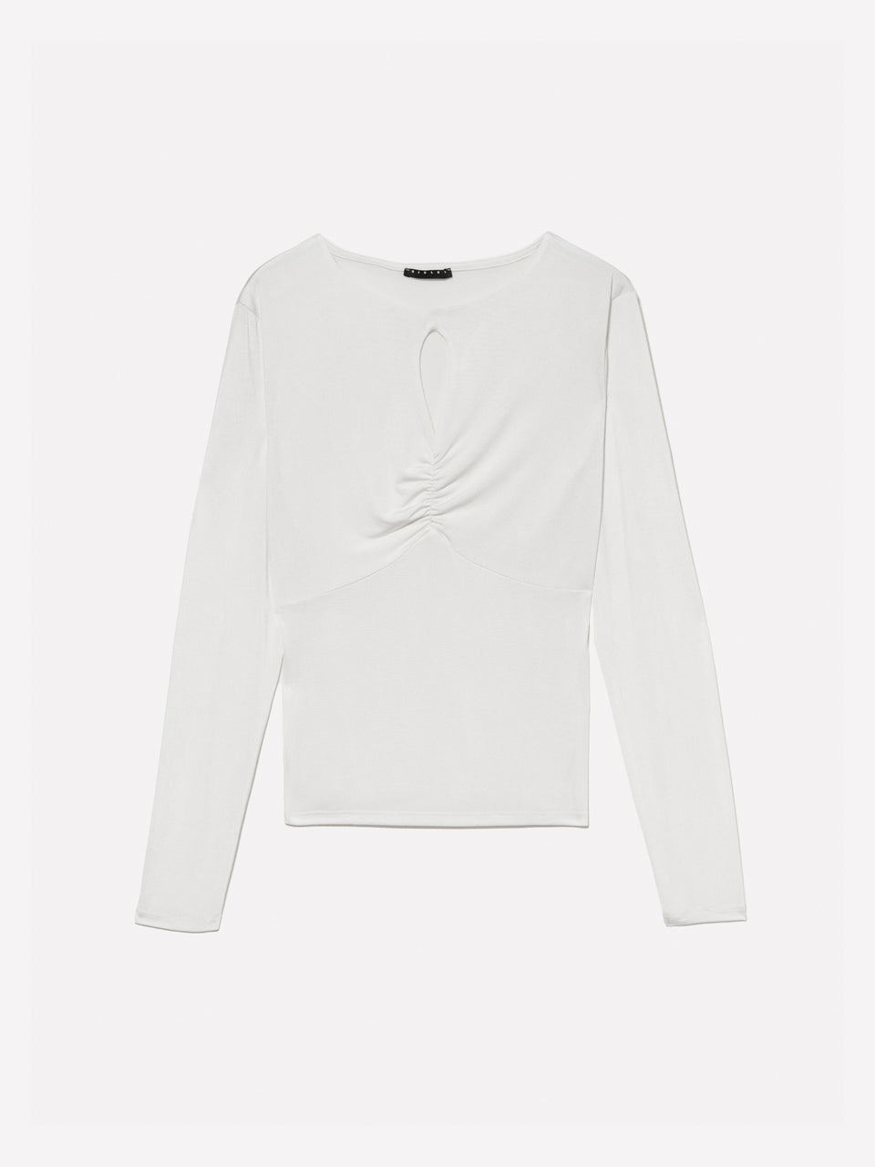 T-shirt branco nata com franzido  - ucb_image_FS