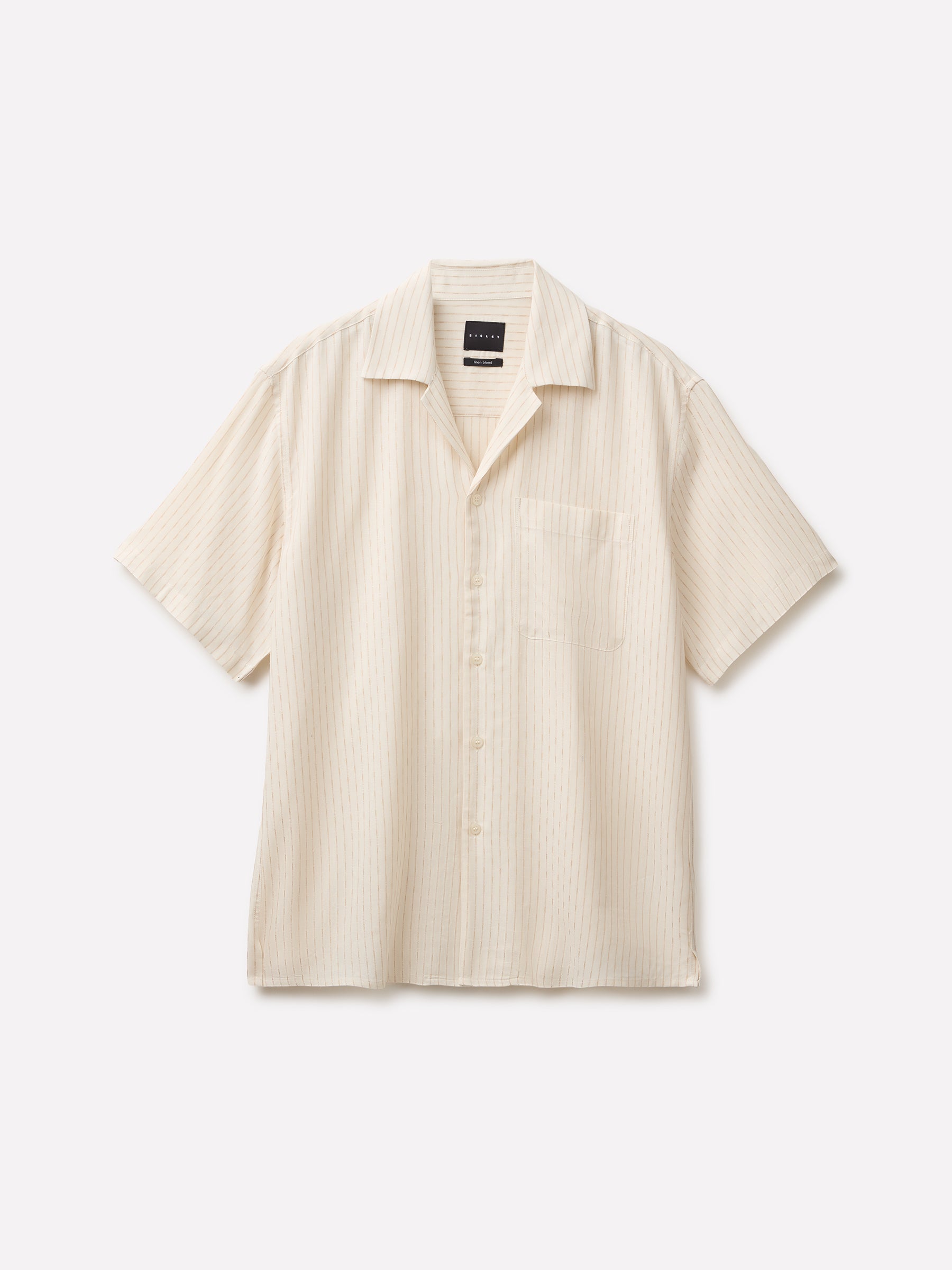 Camisa às riscas em mistura de linho - ucb_image_FS