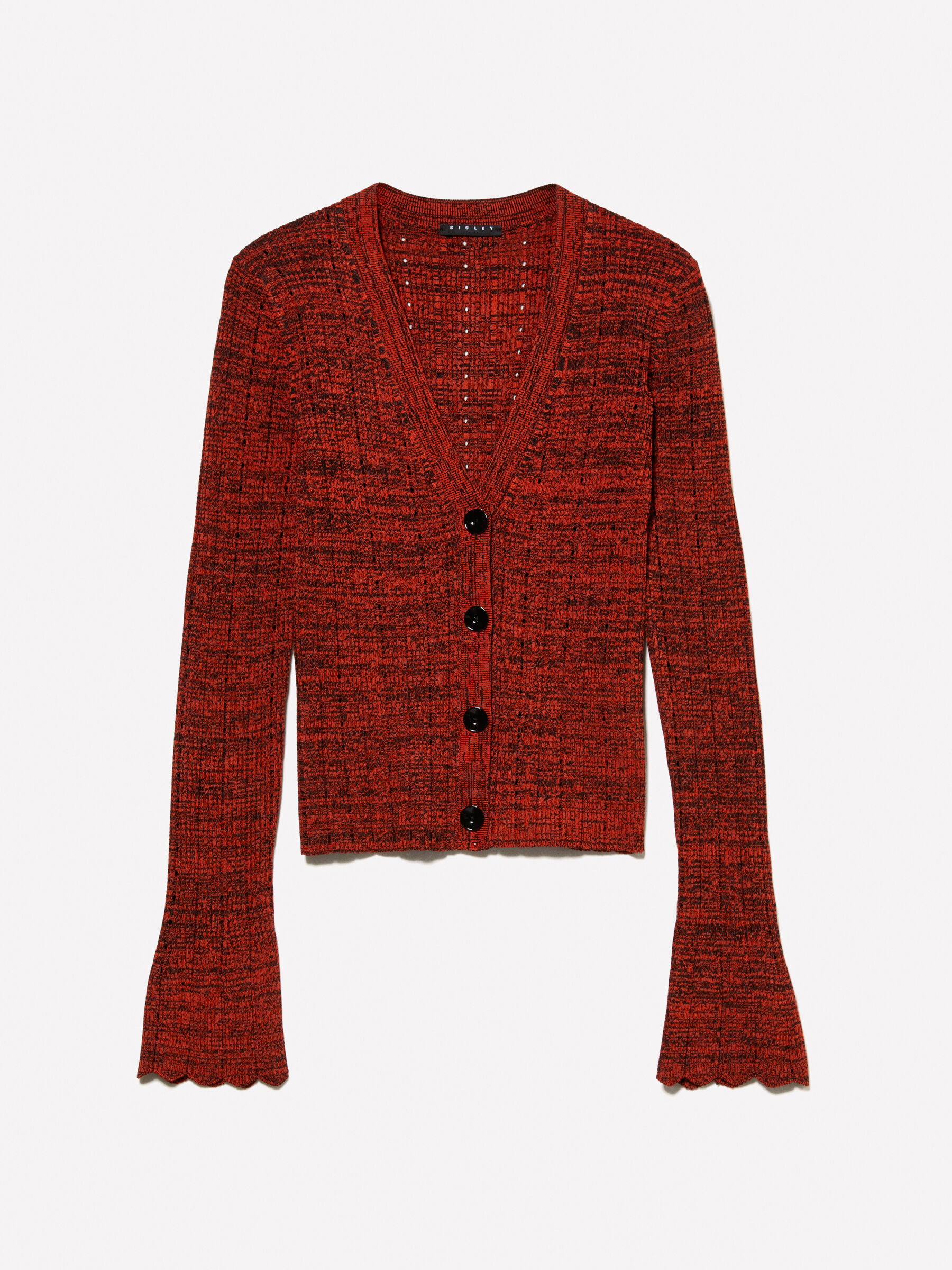 Strick Cardigan Only Strickjacke Rot Cardigan Strickjacke Sisley