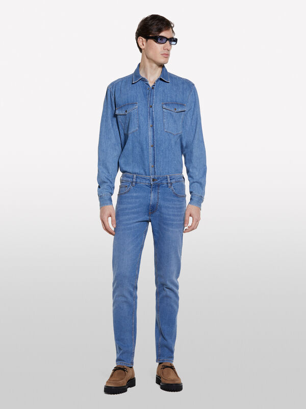Jeans Style 73 skinny fit hellblau - neue kollektion  jeans herren | Sisley