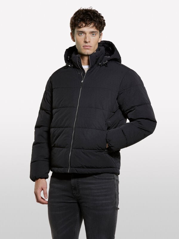 Dunkelgraue Steppjacke Dunkelgraue Steppjacke - daunenjacken und wattierte jacken für herren | Sisley