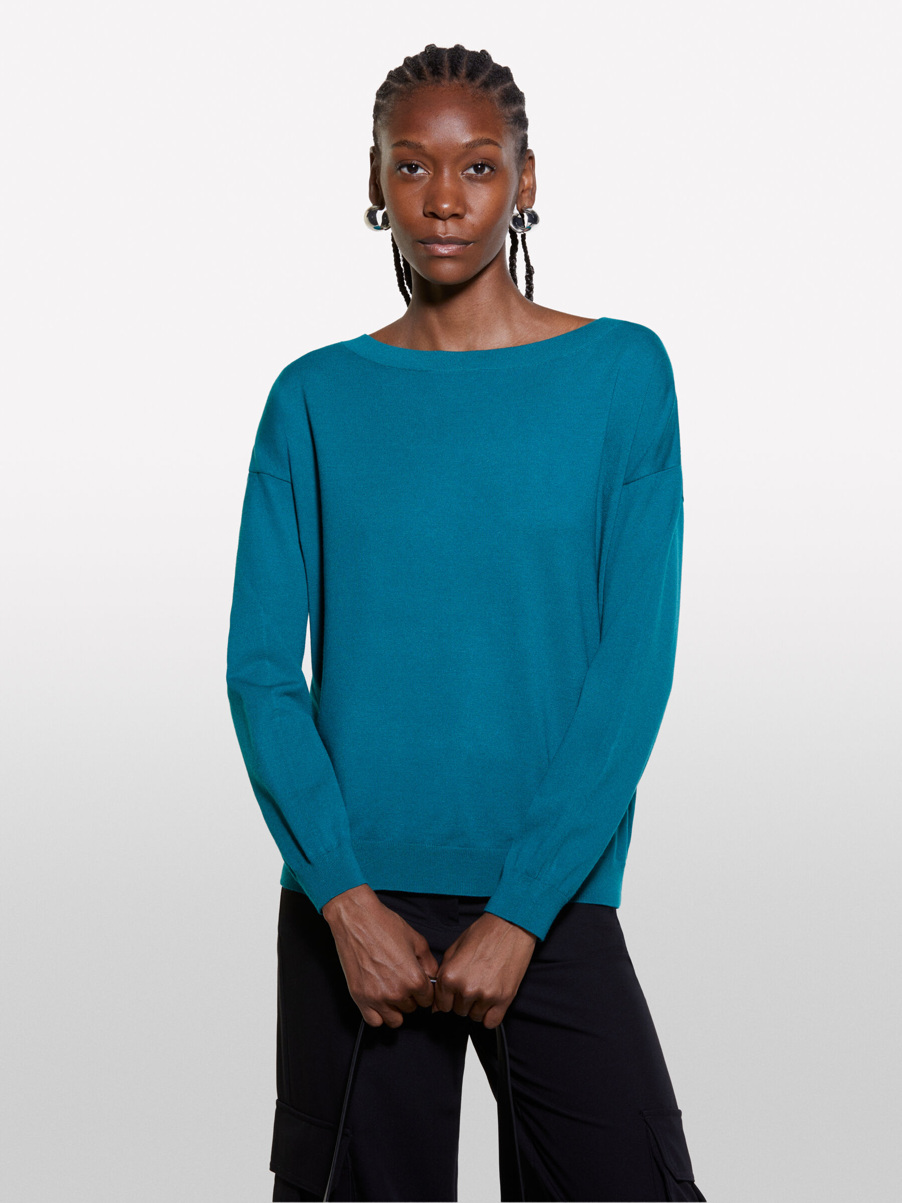 BOAT-NECK SWEAT.L/S Damen image number null