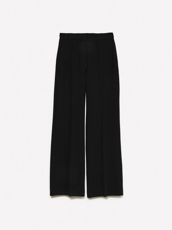 Schwarze Palazzohose Schwarze Palazzohose - palazzo hosen für damen | Sisley