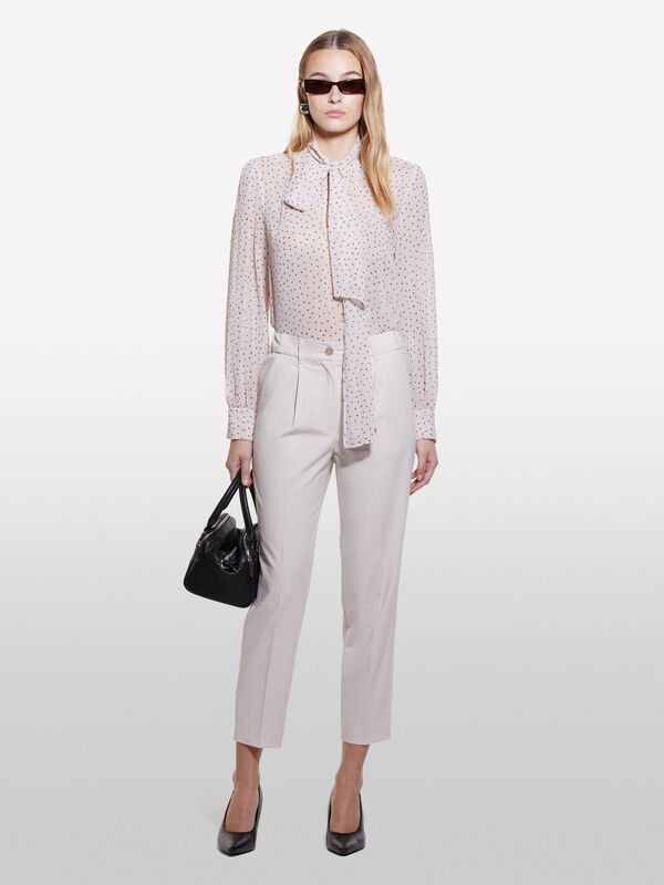 Creme-weiß Joggers - joggers hosen für damen | Sisley