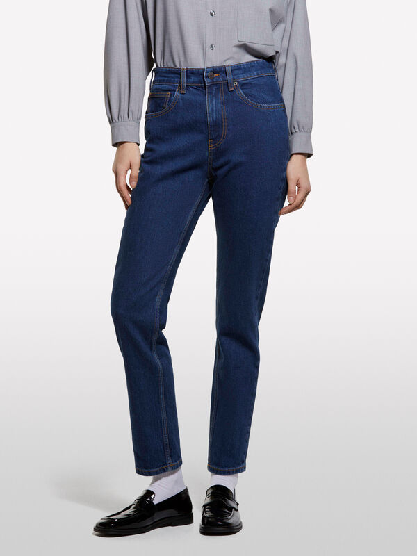 Slim Fit Bluejeans Style 70 - slim fit jeans für damen | Sisley