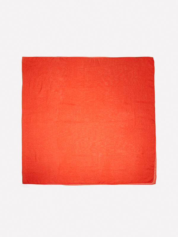 Rote Stola aus Mischseide - schals und foulards für damen | Sisley