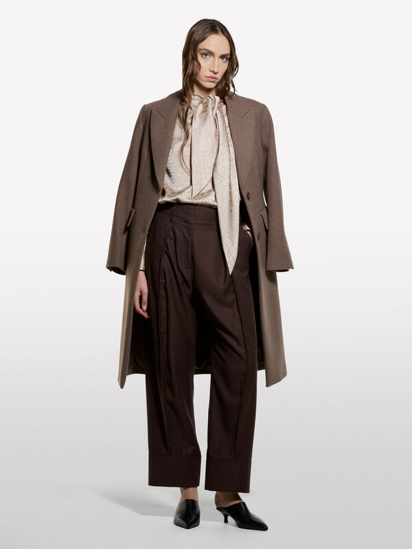 Bluse mit Schal - blusen für damen | Sisley