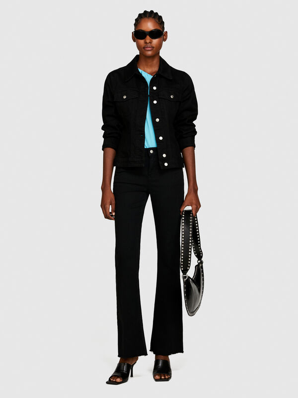Jeans color flare fit - bootcut und flare jeans für damen | Sisley