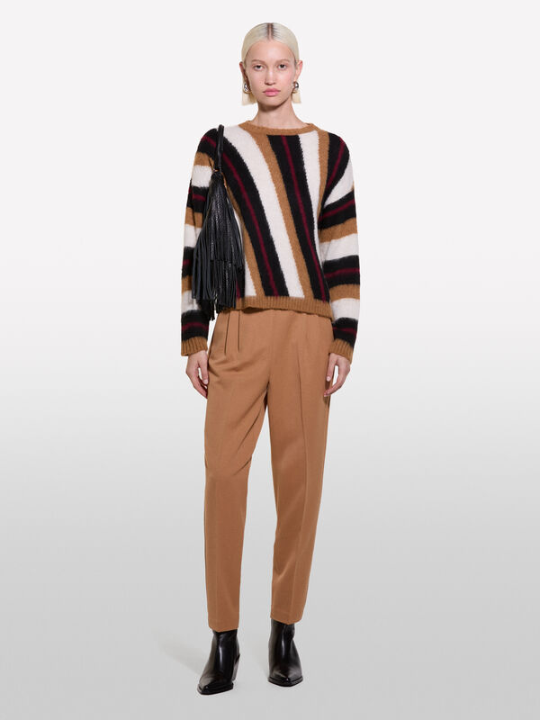 Joggers carrot fit in Kamelbraun - joggers hosen für damen | Sisley