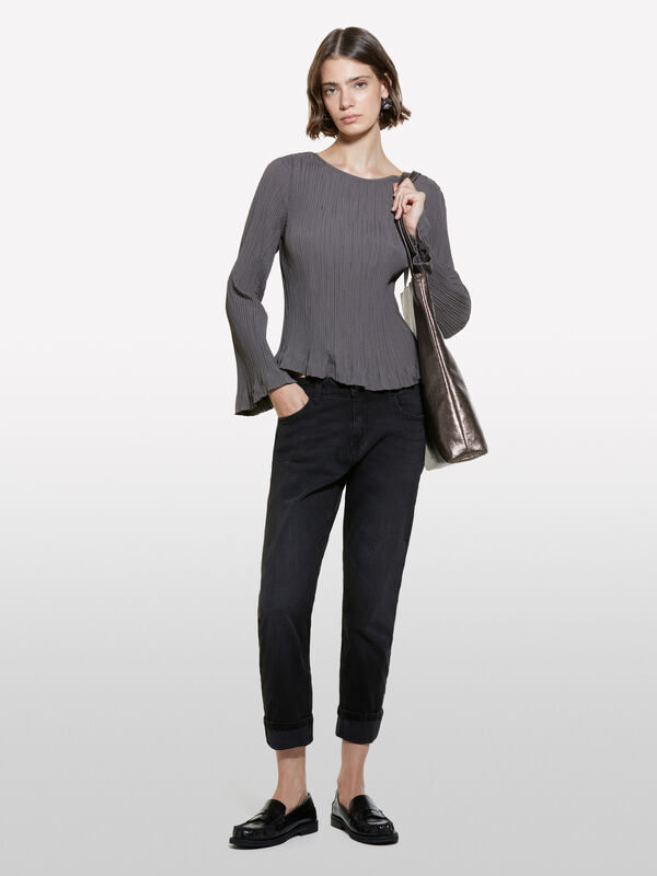 Jeans Lima in Schwarz slim carrot fit - carrot fit jeans für damen | Sisley