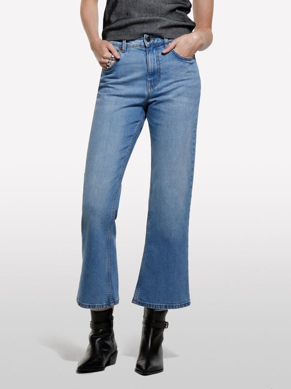 Leichte Bootcut-Jeans - bootcut und flare jeans für damen | Sisley