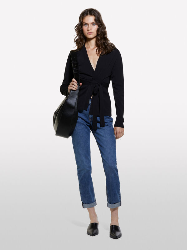 Dunkelblaue Jeans Warschau regular fit - regular jeans für damen | Sisley