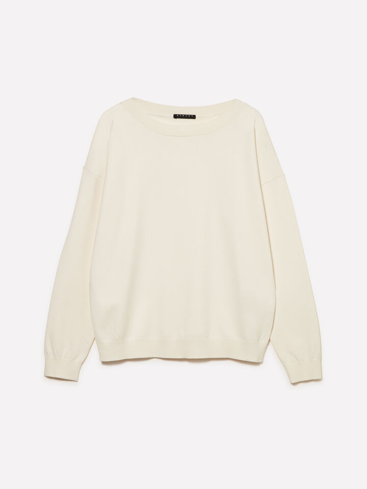 BOAT-NECK SWEAT.L/S Damen