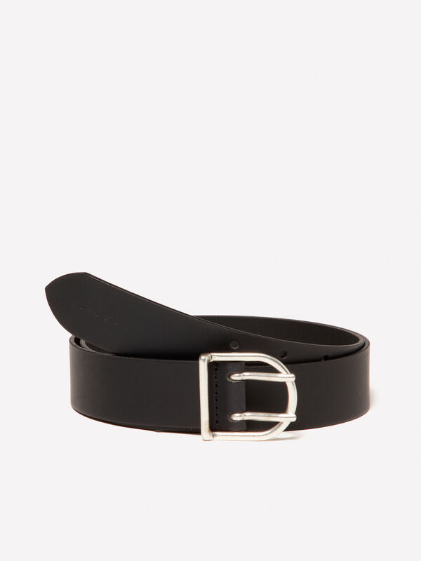 Gürtel aus 100% Leder mit Metallschnalle. - gürtel für damen | Sisley