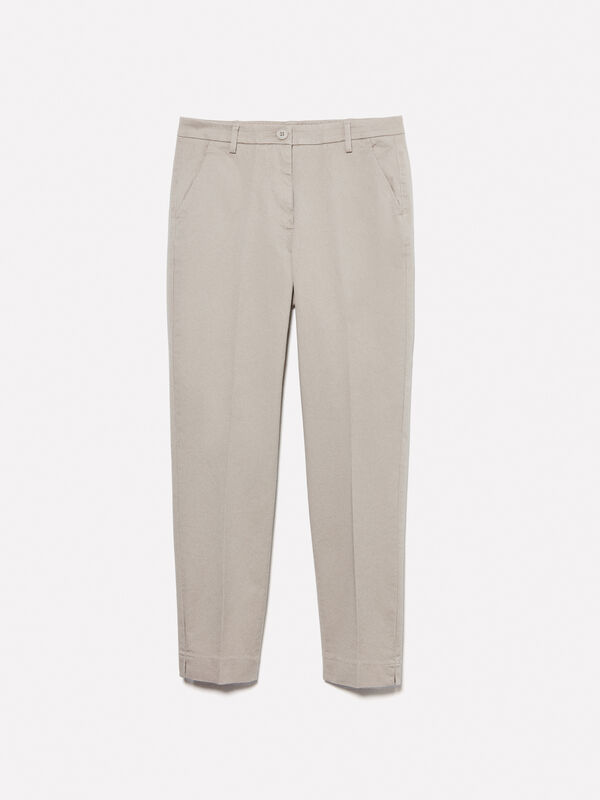 Beige Chinohose Beige Chinohose - chino hosen für damen | Sisley