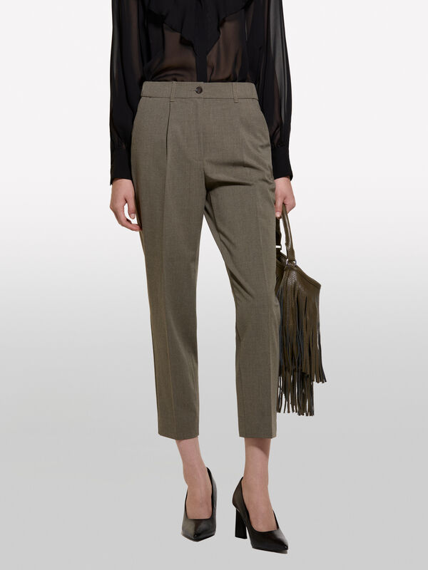 Militärgrüne Joggers - joggers hosen für damen | Sisley