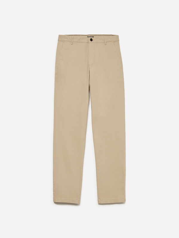 Cremeweiße Chinohose - chino hosen für herren | Sisley