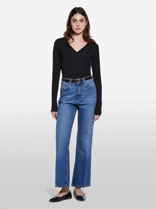 Blaue Jeans bootcut  - bootcut und flare jeans für damen | Sisley